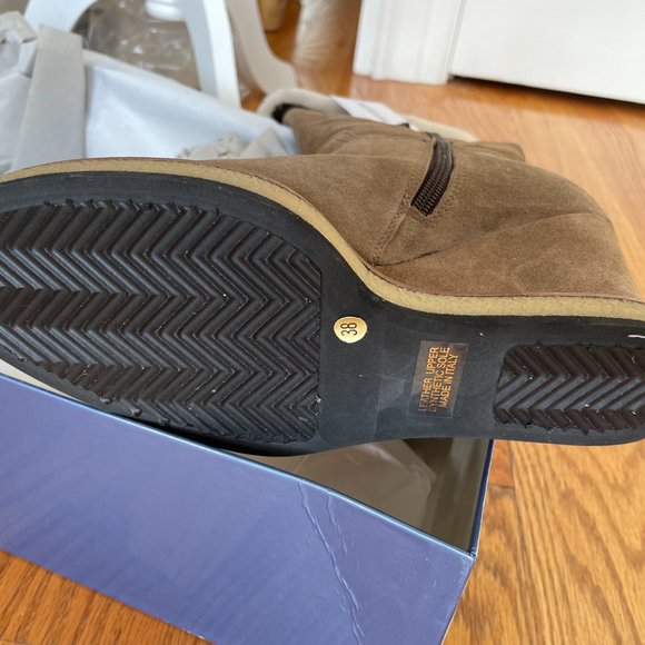 Made In Italy High Suede Shaft Sherpa Cuff Boots from NAPOLEONI - Picture 5 of 11